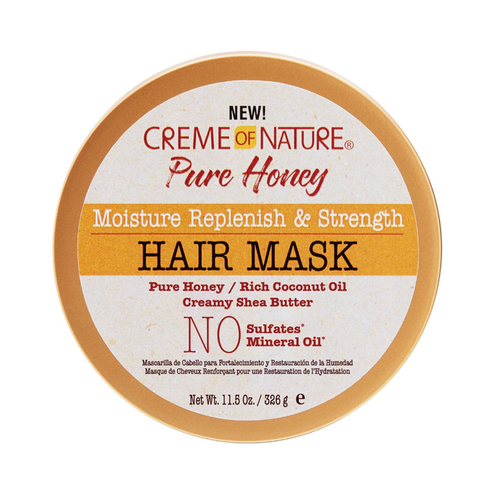 Creme Of Nature PURE HONEY Masque capillaire hydratant et fortifiant 11,5 oz/326 g