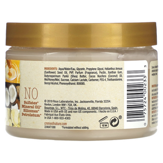 Creme of nature pure honey twist hold defining custard 11.5oz soft hold curls styling custard for natural hair curl definition frizz control and moisture rich styling formula