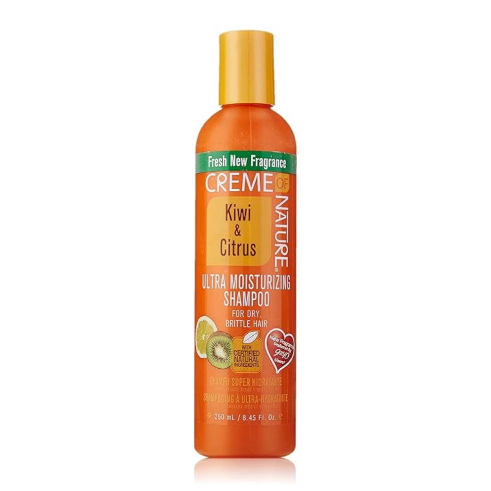Creme Of Nature Kiwi &amp; Citrus Moisture Shampoo gently cleanses, hydrates, and refreshes hair while improving softness and shine.