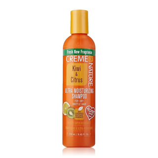 Creme Of Nature Kiwi &amp; Citrus Moisture Shampoo gently cleanses, hydrates, and refreshes hair while improving softness and shine.