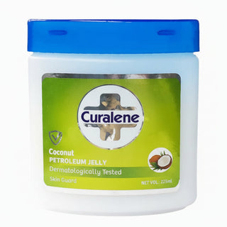 Curalene coconut petroleum jelly deep moisturizing skin care for dry rough skin 225ml