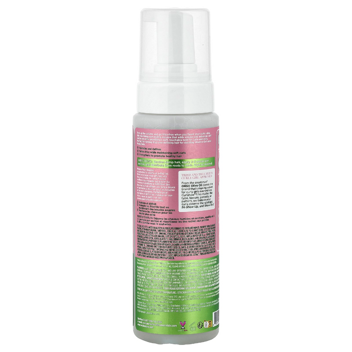 curl show curl style mousse 207ml soft hold volumizing frizz free curl styling foam