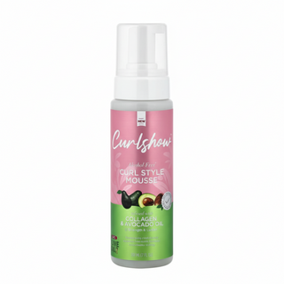 curl show curl style mousse 207ml soft hold volumizing frizz free curl styling foam