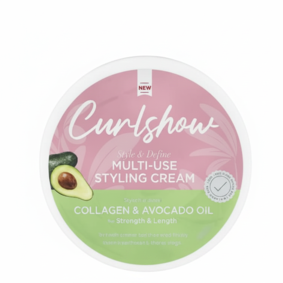curl show sculpt define multi use styling cream 340g high hold lasting styles curl hair product