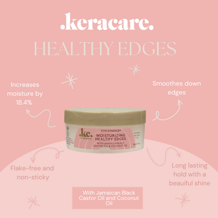 KeraCare Curlessence Moisturizing Healthy Edges 65g | Smooth & Nourish Edges