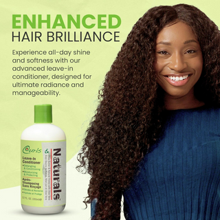 Curls & Naturals Leave-In Conditioner 12oz-  Hydrate, Detangle & Define Natural Curls
