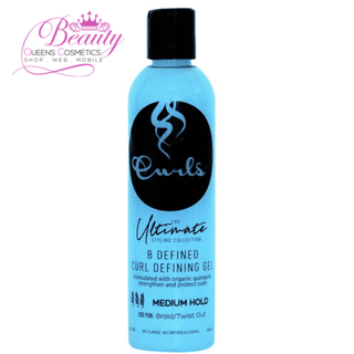 Curls The Ultimate B Defined Curl Defining Gel 8oz – Medium Hold & Shine