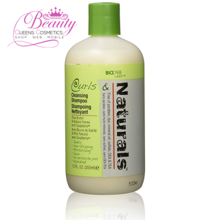Curls & Naturals Cleansing Shampoo 12oz- Sulfate-Free Cleanser for Curly Hair