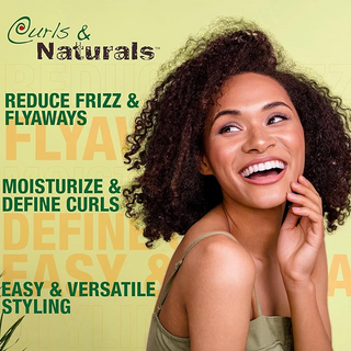 Curls & Naturals Coconut Curling Creme 16oz- Define, Hydrate & Shine with Shea & Honey