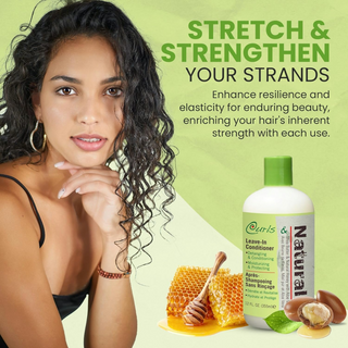 Curls & Naturals Leave-In Conditioner 12oz-  Hydrate, Detangle & Define Natural Curls