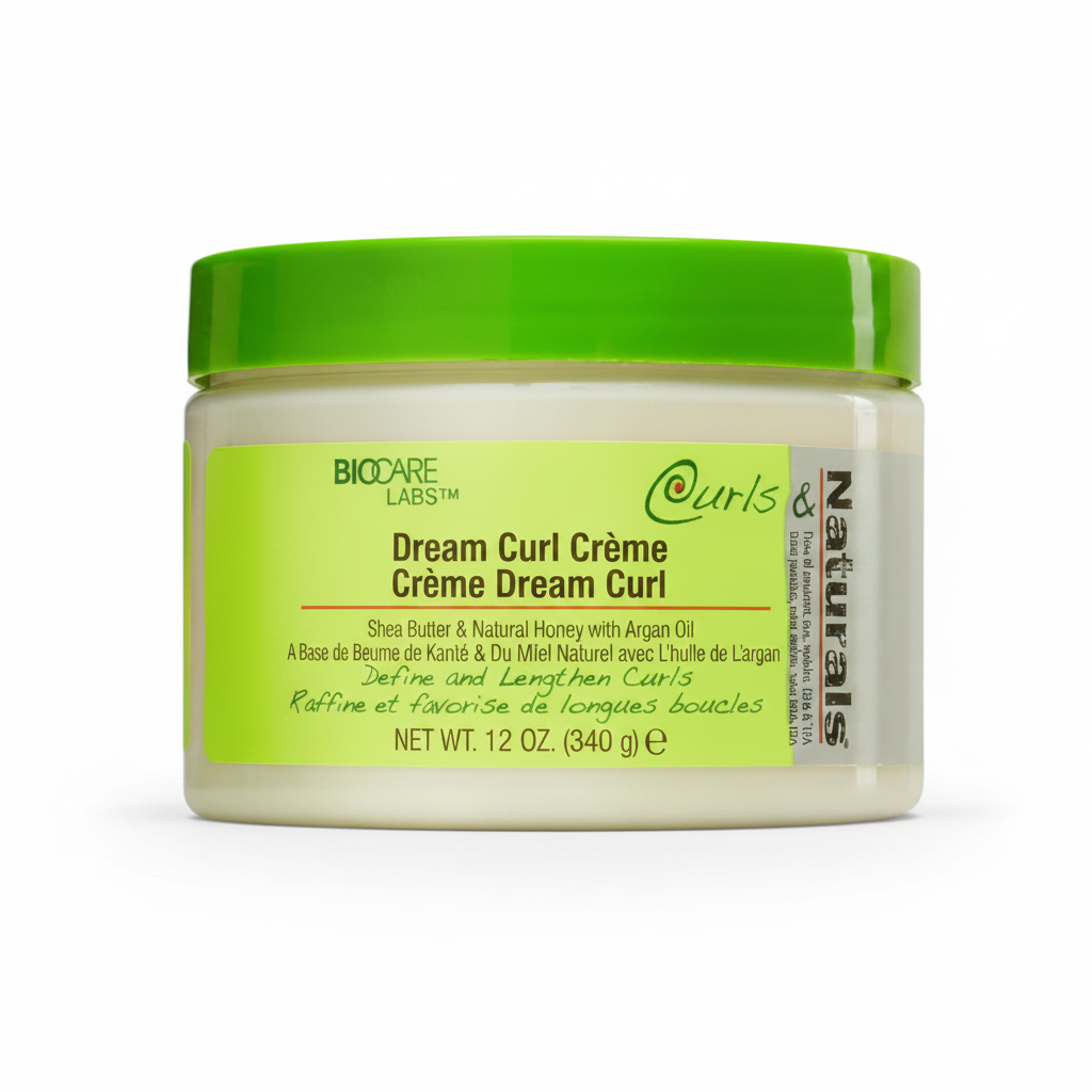 curls and naturals dream curl creme define hydrate frizz control soft bouncy natural curls