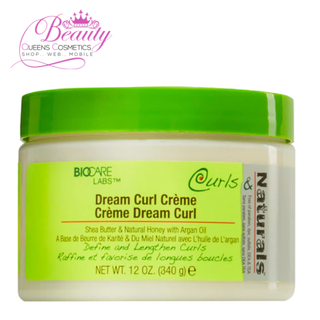 Curls & Naturals Dream Curl Creme 12oz- Define, Hydrate & Tame Frizz Naturally