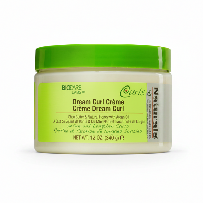 curls and naturals dream curl creme define hydrate frizz control soft bouncy natural curls