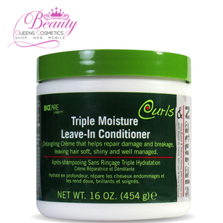 Curls & Naturals Triple Moisture Leave-In Conditioner 16oz Hydrate, Detangle & Shine