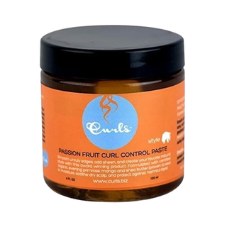 curls passion fruit curl control paste for edge styling frizz control and defined curls 120ml