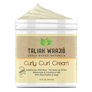 taliah waajid curly curl cream curls waves naturals define moisturize frizz control 16oz