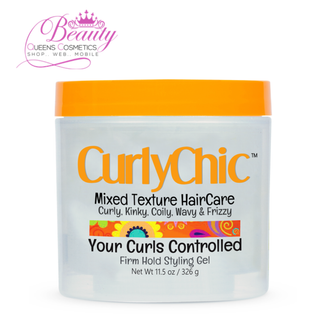 Curly Chic Your Curls Controlled Firm Hold Styling Gel 11.5oz | Define, Control & Moisturize Curls