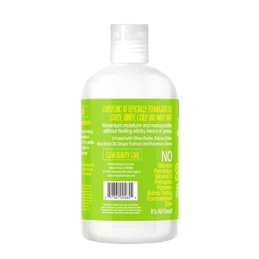 Curly chic curly shampoo 356ml sulfate free gentle cleanse for hydrated frizz free curls