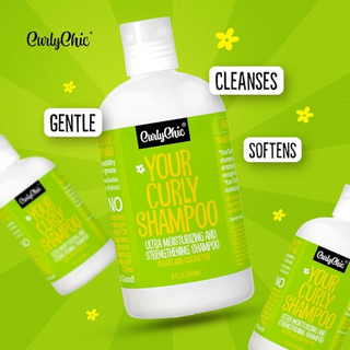 Curly chic curly shampoo 356ml sulfate free gentle cleanse for hydrated frizz free curls