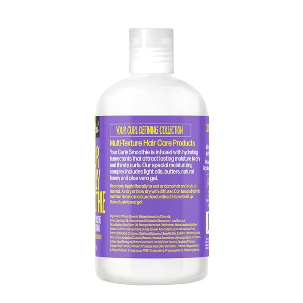 Curly chic curly smoothie 354ml for curl hydration definition and frizz control