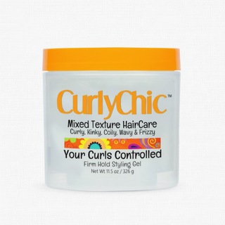 Curly chic firm hold styling gel 330g for curl definition control and frizz free styling