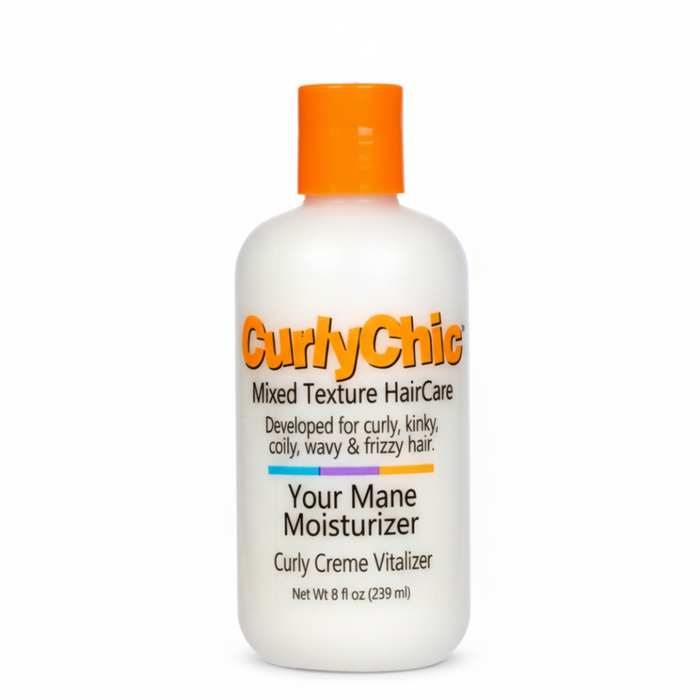 Curly chic mane moisturizer 239ml for curl hydration definition and frizz control