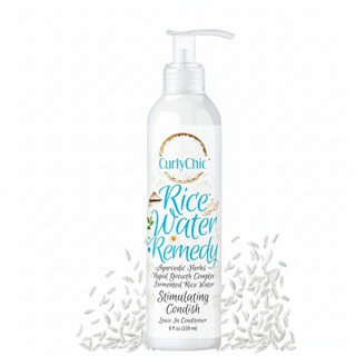 Curly chic rice water conditioner 239ml for detangling strengthening and hair growth support curls