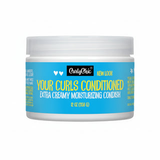Curly chic your curls conditioned 358g for hydration softness and curl definition