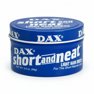 DAX Short & Neat Hair Dress 3.5oz | Sleek Hold & Natural Shine Short Hair