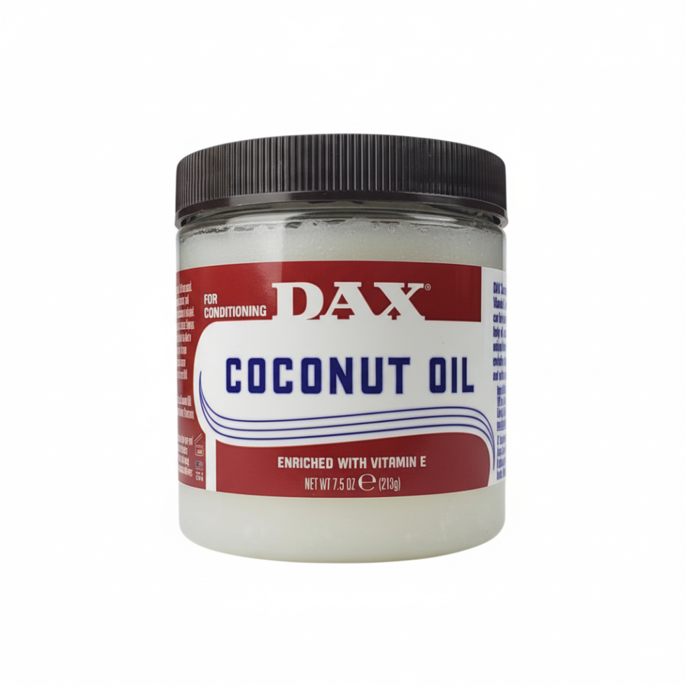 dax coconut oil 7.5oz enriched with vitamin e nourish shine strengthen dry damaged hair care