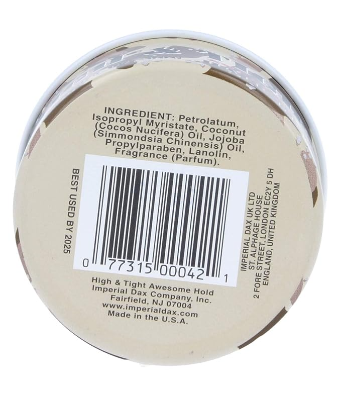 dax high and tight awesome hold hairdress 3.5oz strong hold hair styling control barber finish hair product