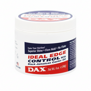 dax ideal edge control 4oz sleek hold black jamaican castor oil edge styling gel smooth frizz control hair product