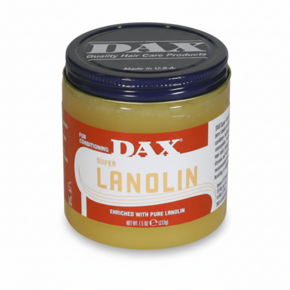 dax super lanolin 213g pure lanolin hair moisturizer strengthens dry damaged hair soft shiny finish
