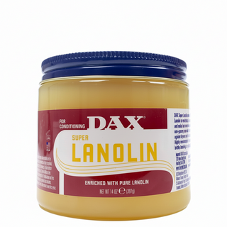 dax super lanolin 397g pure lanolin hair moisturizer strengthens dry damaged hair care soft shiny finish