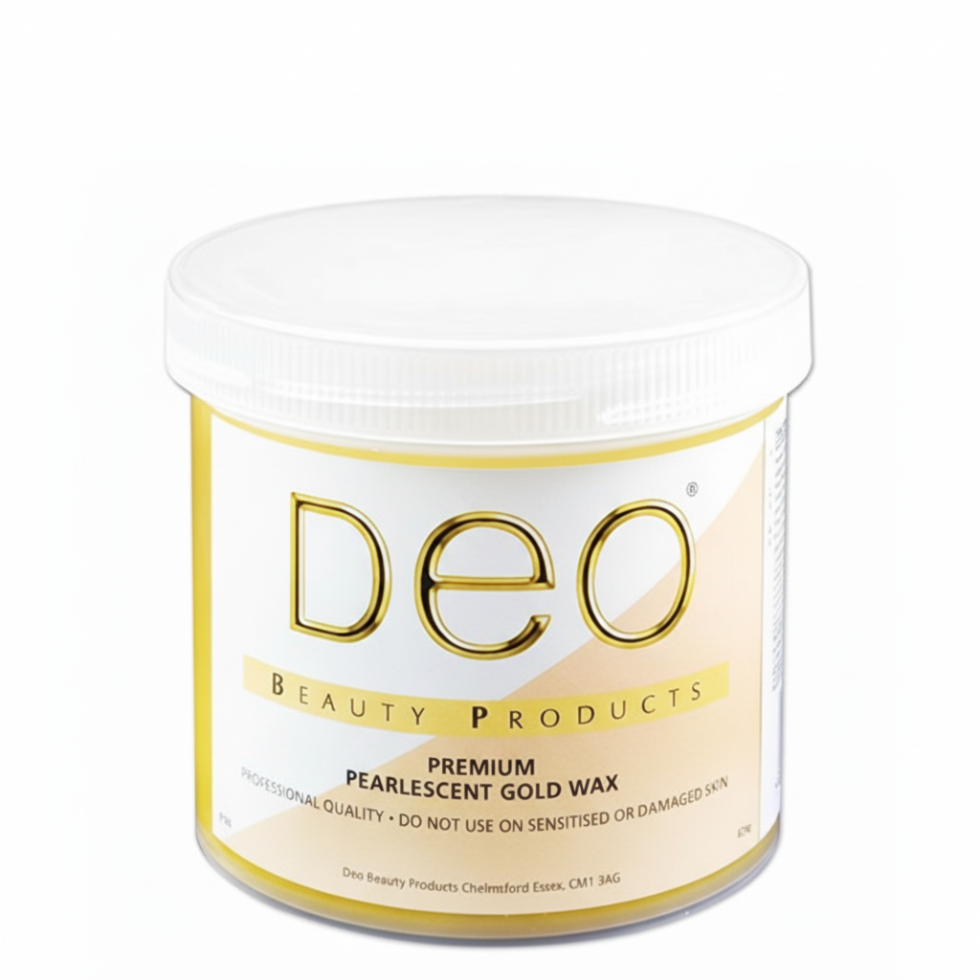 deo premium pearlescent gold wax 425g