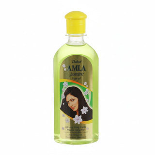 dabur amla jasmine hair oil 200ml nourishing fragrant herbal hair care oil for strengthening shine and soft healthy looking hair
