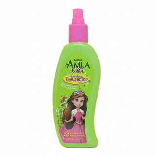 dabur amla kids nourishing detangler 200ml tear free gentle hair care for kids smooth soft tangle free hair solution
