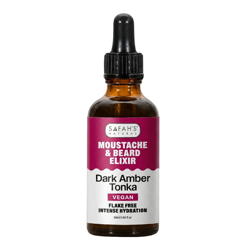 dark amber tonka elixir 50ml luxury beard moustache moisturizer grooming fragrance oil