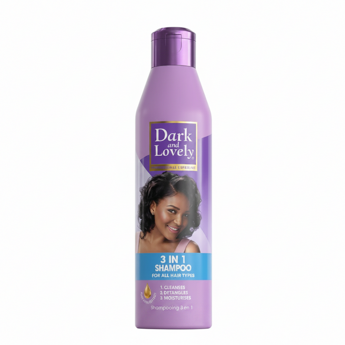 Dark & Lovely 3-in-1 Shampoo 250ml | Cleanse, Detangle & Moisturise Hair