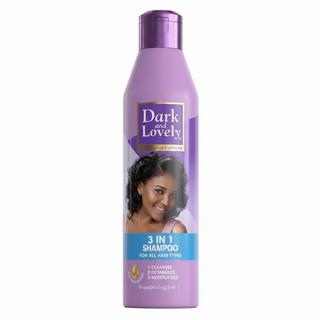 Dark and Lovely 3 in 1 shampoo 500ml for cleanse detangle and moisturise soft manageable hair
