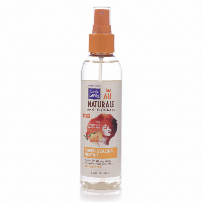 dark and lovely au naturale anti shrinkage sheen nectar 170ml curl definition shine moisture natural hair