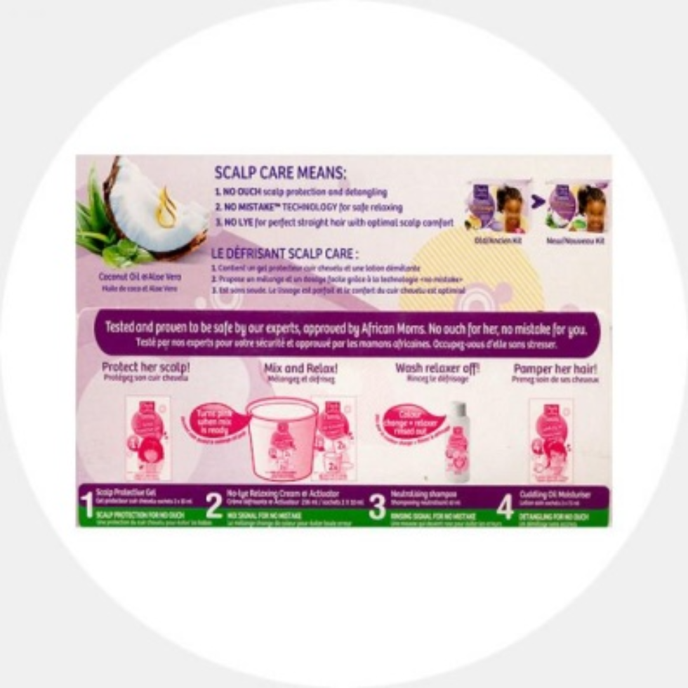 dark and lovely relaxer kit 400ml for fine hair scalp care smooth straight soft shiny hair