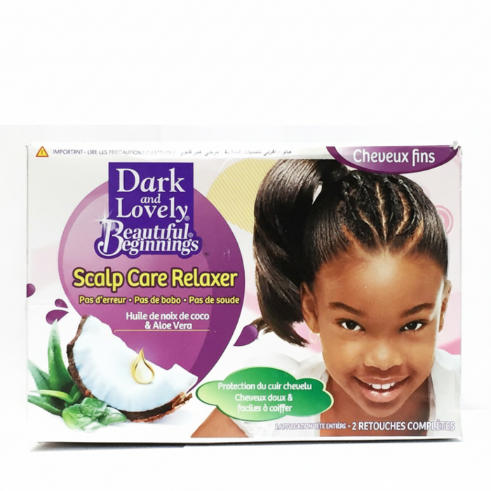 dark and lovely relaxer kit 400ml for fine hair scalp care smooth straight soft shiny hair