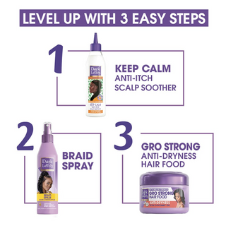 dark and lovely braid spray 250ml moisture freshness braids protective styles scalp hydration spray