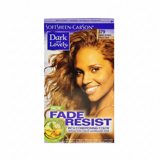 dark and lovely fade resist 379 golden bronze conditioning permanent hair color for soft shiny healthy looking bronze hair