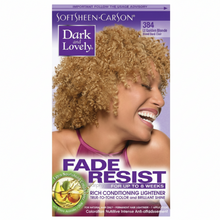 dark and lovely fade resist 384 light golden blonde conditioning permanent hair color for soft shiny radiant blonde hair