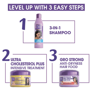 dark and lovely gro strong hair food 250ml coconut oil anti dryness moisture care nourish hair