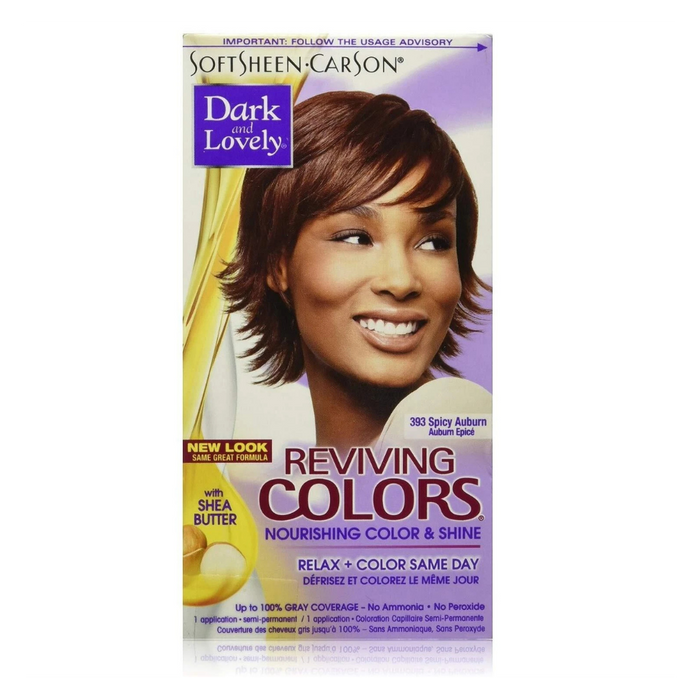 dark and lovely reviving colors nourishing hair color shine treatment vibrant semi permanent hair dye