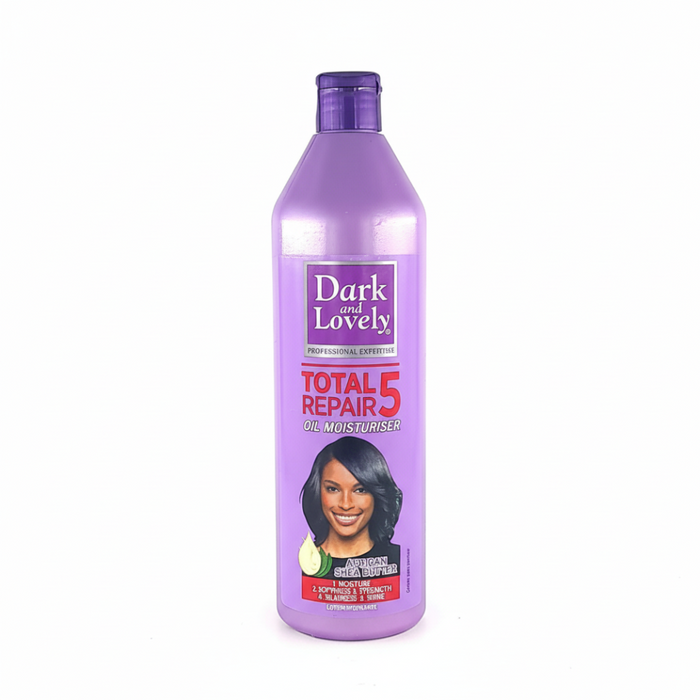 dark and lovely total repair 5 oil moisturiser 500ml shea butter hair care repair dry damaged hair