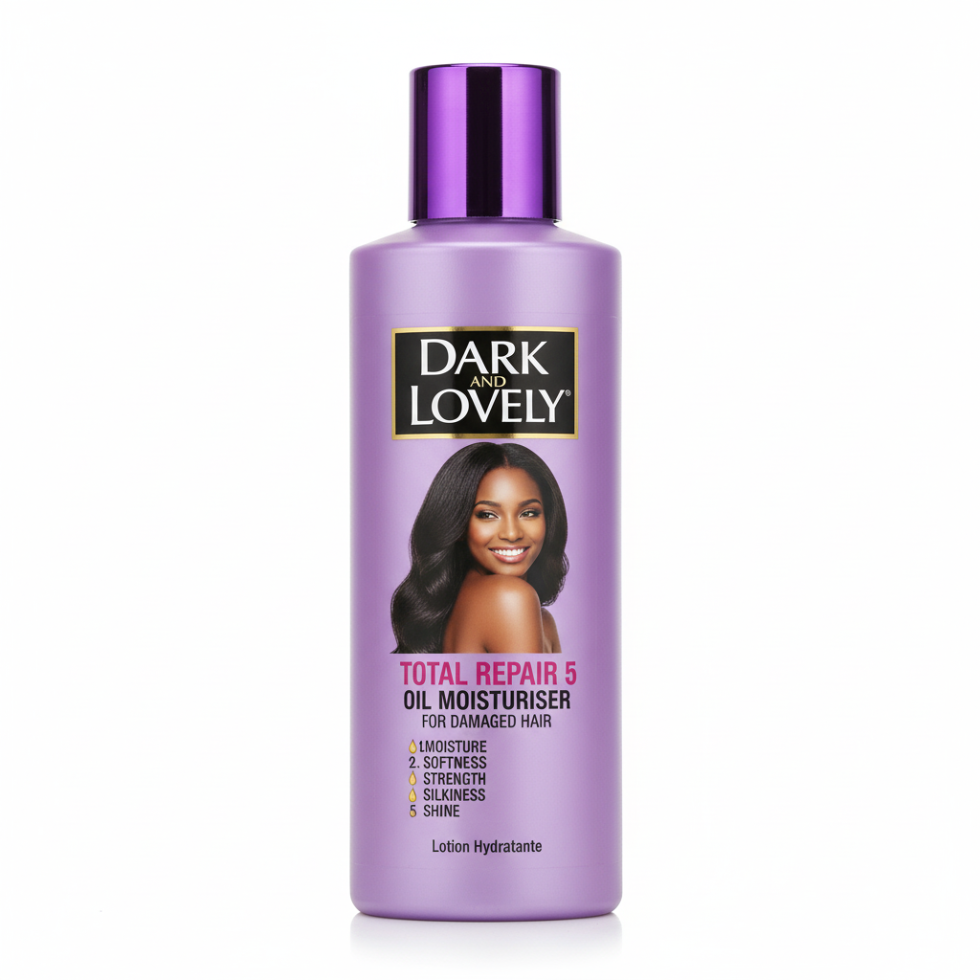 dark and lovely total repair 5 oil moisturiser 250ml shea butter hair care repair dry damaged hair